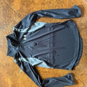 Under Armour Black and Gray Performance Top
